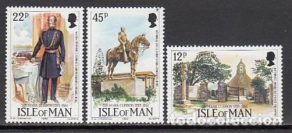 Stamps: Man - Correo 1985 Yvert 287/89 ** Mnh Mark Cubbon
