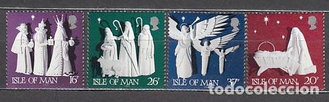Stamps: Man - Correo 1991 Yvert 518/21 ** Mnh Navidad