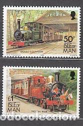 Stamps: Man - Correo 1993 Yvert 576/7 ** Mnh Trenes