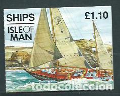 Stamps: Man - Correo 1993 Yvert 568(I) Carnet ** Mnh Barcos