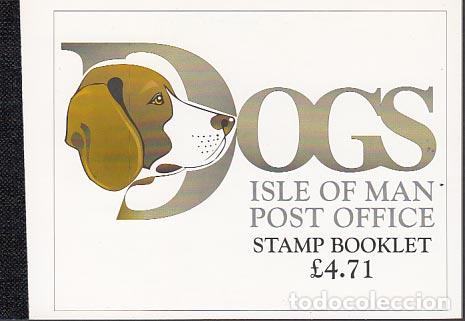 Briefmarken: Man - Correo 1996 Yvert 732 Carnet ** Mnh Fauna perros