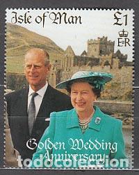 Briefmarken: Man - Correo 1997 Yvert 780A ** Mnh Bodas de oro