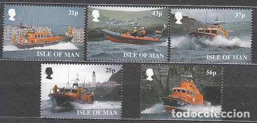 Briefmarken: Man - Correo 1999 Yvert 838/42 ** Mnh Barcos