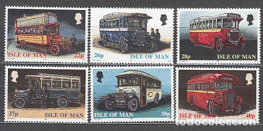 Briefmarken: Man - Correo 1999 Yvert 860/65 ** Mnh Veh&iacute;culos antiguos