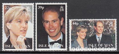 Briefmarken: Man - Correo 1999 Yvert 866/68 ** Mnh Boda real