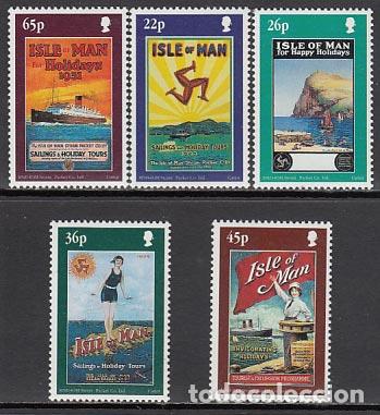 Briefmarken: Man - Correo 2000 Yvert 928/32 ** Mnh Carteles antiguos