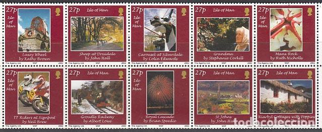 Briefmarken: Man - Correo 2002 Yvert 1023/32 ** Mnh Fotograf&iacute;as