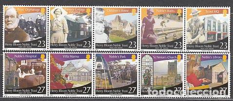 Briefmarken: Man - Correo 2003 Yvert 1103/12 ** Mnh Henry Bloom
