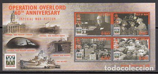 Briefmarken: Man - Correo 2004 Yvert 1151/54 ** Mnh Tropas en Normandia