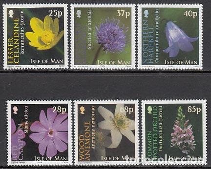 Briefmarken: Man - Correo 2004 Yvert 1155/60 ** Mnh Flores
