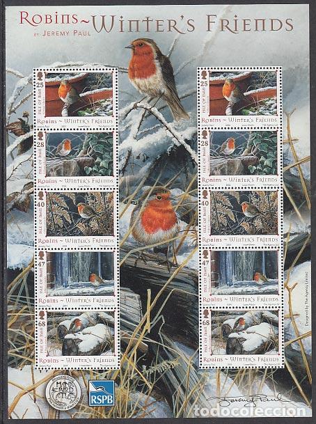 Briefmarken: Man - Correo 2004 Yvert 1199/203 pliego de 2 series ** Mnh Navidad