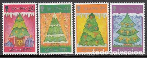 Stamps: Man - Correo 2006 Yvert 1354/7 ** Mnh Navidad