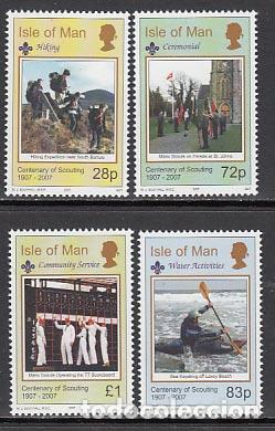 Stamps: Man - Correo 2007 Yvert 1374/7 ** Mnh Scoutismo