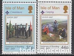 Stamps: Man - Correo 2007 Yvert 1372/3 ** Mnh Europa scoutismo