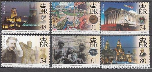 Stamps: Man - Correo 2007 Yvert 1398/403 ** Mnh Liverpool
