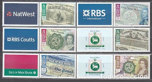 Stamps: Man - Correo 2008 Yvert 1456/61 ** Mnh Billetes