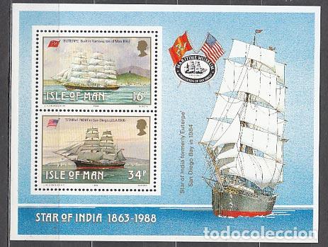 Stamps: Man - Hojas Yvert 10 ** Mnh Barcos