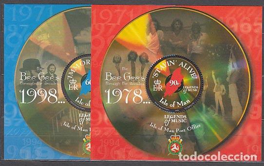 Selos: Man - Hojas Yvert 39/40 ** Mnh M&uacute;sica