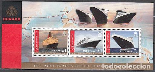 Selos: Man - Hojas Yvert 69 ** Mnh Barcos