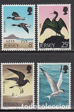Selos: Jersey - Correo 1975 Yvert 117/20 ** Mnh Fauna aves
