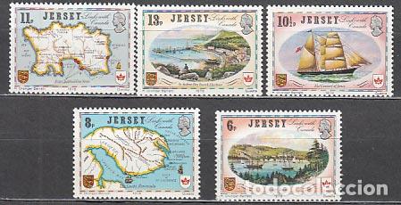 Selos: Jersey - Correo 1978 Yvert 174/8 ** Mnh