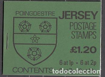 Sellos: Jersey - Correo 1981 Yvert 238 Carnet ** Mnh Escudos