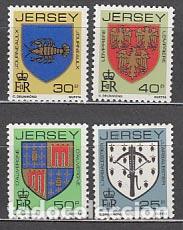 Briefmarken: Jersey - Correo 1982 Yvert 267/70 ** Mnh Escudos