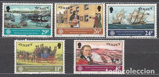 Briefmarken: Jersey - Correo 1983 Yvert 298/302 ** Mnh Barcos