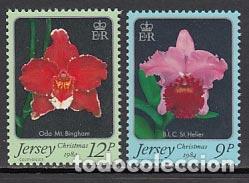 Briefmarken: Jersey - Correo 1984 Yvert 334/5 ** Mnh Flores