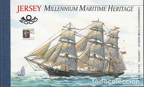 Briefmarken: Jersey - Correo 2000 Yvert 927 Carnet ** Mnh Barcos