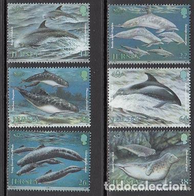 Briefmarken: Jersey - Correo 2000 Yvert 937/42 ** Mnh Fauna maritima