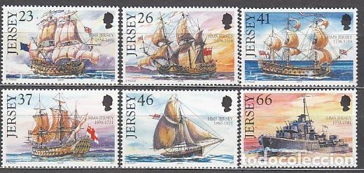 Briefmarken: Jersey - Correo 2001 Yvert 968/73 ** Mnh Barcos