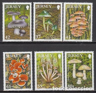 Briefmarken: Jersey - Correo 2009 Yvert 1511/6 ** Mnh Champi&ntilde;ones
