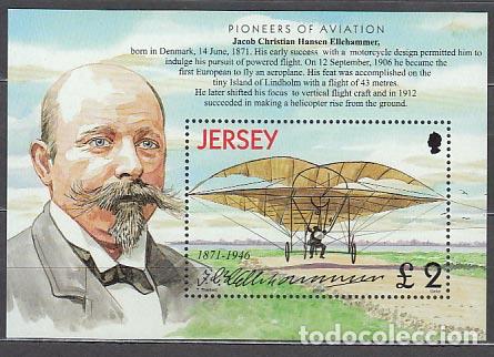 Briefmarken: Jersey - Hojas Yvert 45 ** Mnh Aviaci&oacute;n
