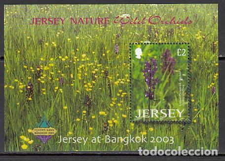 Briefmarken: Jersey - Hojas Yvert 47 ** Mnh Flores