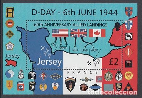 Briefmarken: Jersey - Hojas Yvert 55 ** Mnh Desembarco del Normandia