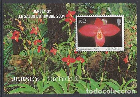 Briefmarken: Jersey - Hojas Yvert 56 ** Mnh Flores