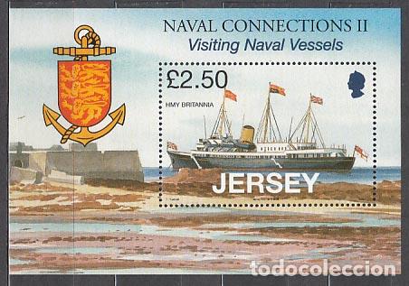 Briefmarken: Jersey - Hojas Yvert 86 ** Mnh Barcos