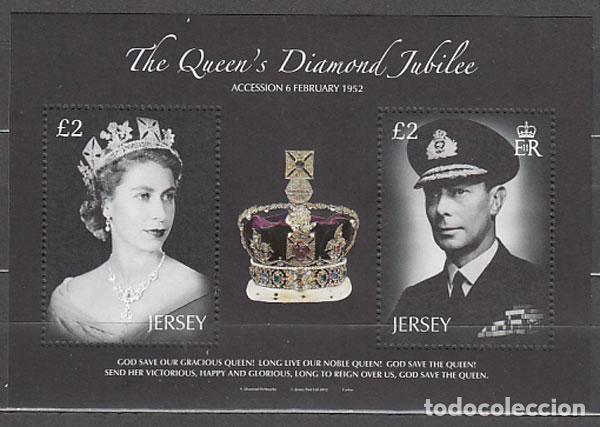 Briefmarken: Jersey - Hojas Yvert 116 ** Mnh Bodas de Diamante