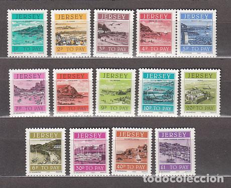Briefmarken: Jersey - Tasa Yvert 21/32 ** Mnh Barcos