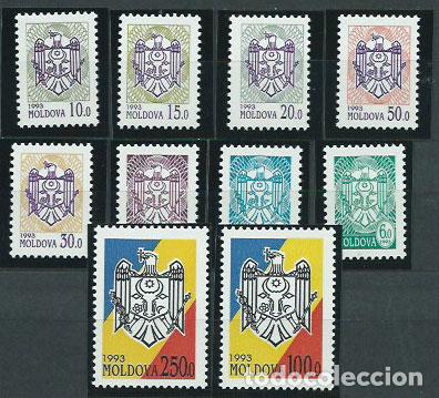 Briefmarken: Moldavia - Correo Yvert 57/66 ** Mnh