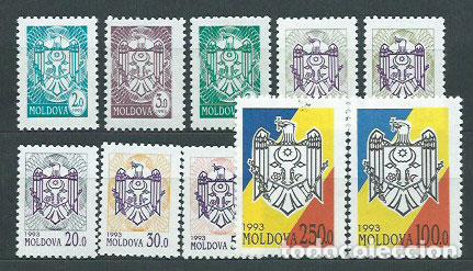 Briefmarken: Moldavia - Correo Yvert 57a/66a ** Mnh