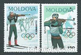 Briefmarken: Moldavia - Correo Yvert 85/6 ** Mnh Juegos Olimpicos en Lillehammer