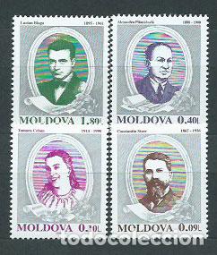 Briefmarken: Moldavia - Correo Yvert 138/41 ** Mnh Personajes