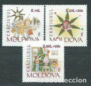 Briefmarken: Moldavia - Correo Yvert 186/8 ** Mnh Navidad