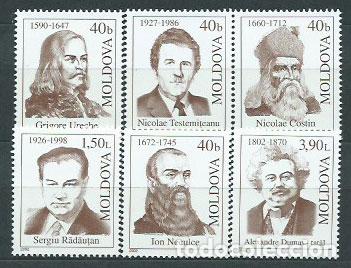 Briefmarken: Moldavia - Correo Yvert 374/9 ** Mnh Personajes