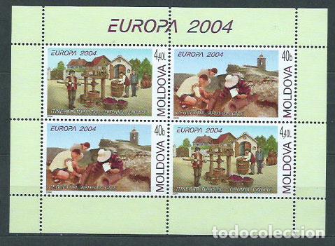 Briefmarken: Moldavia - Correo Yvert 422/3 Hojita ** Mnh Europa