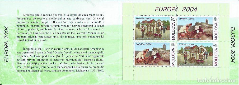 Briefmarken: Moldavia - Correo Yvert 422 Carnet ** Mnh Europa