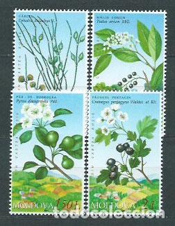 Stamps: Moldavia - Correo Yvert 434/7 ** Mnh Flora