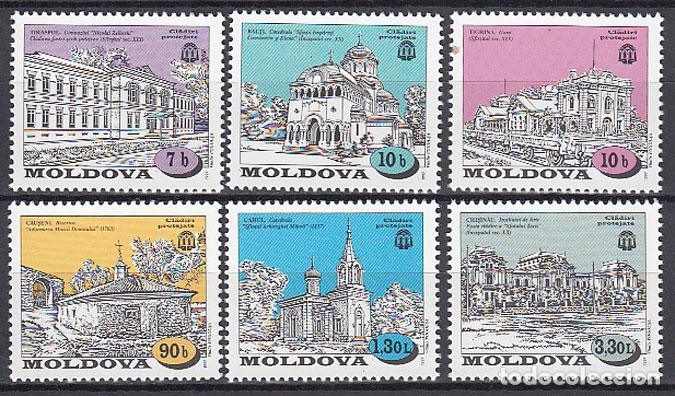Stamps: Moldavia - Correo Yvert 208/13 ** Mnh Monumentos